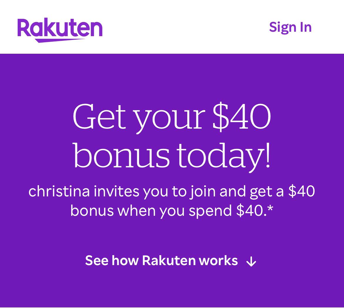 rakuten cashback