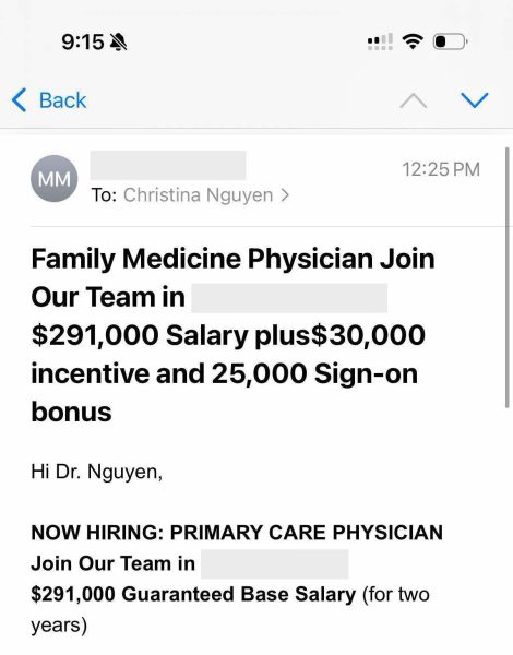 dr christina nguyễn LƯƠNG VÀ PHÚC LỢI CỦA BÁC SĨ GIA ĐÌNH Ở MỸ
